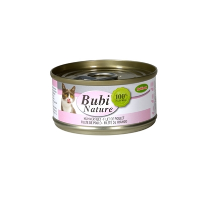 Picture of Bubimex Nature Chicken fillet tin 70gr 11+1